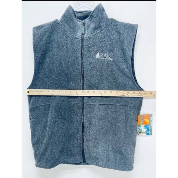 RAK Outfitters Sierra Pacific Jacket Sz S Men’s Outdoors Fleece Vest Grey - Picture 3 of 9